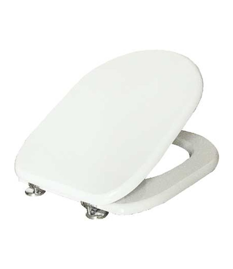 Sedile WC per sanitari modello ANTICA in MDF colato bianco SAPAL