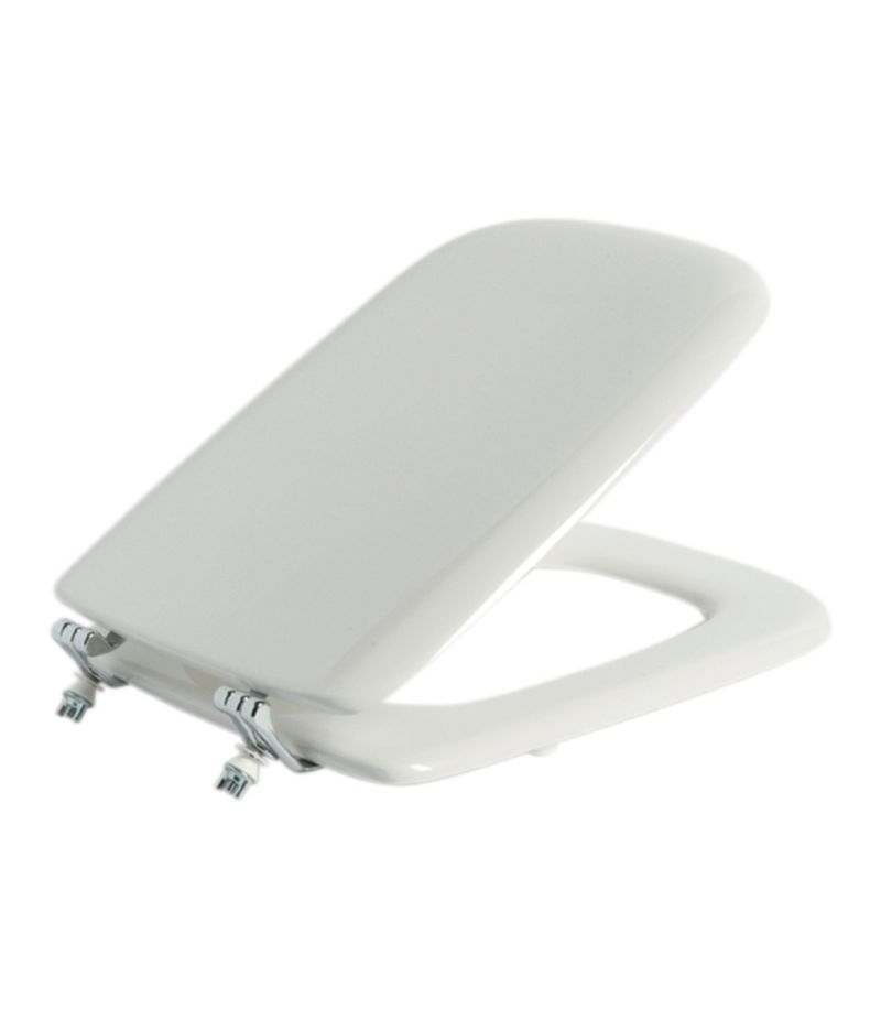 Sedile WC per sanitari modello CONCA in MDF colato bianco SAPAL