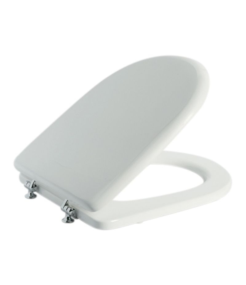 Sedile WC per sanitari modello DIANA in MDF colato bianco SAPAL