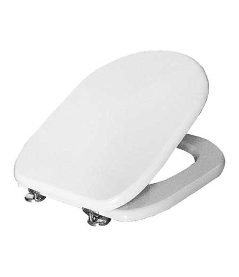 Sedile WC per sanitari modello SINTESI in MDF colato bianco SAPAL