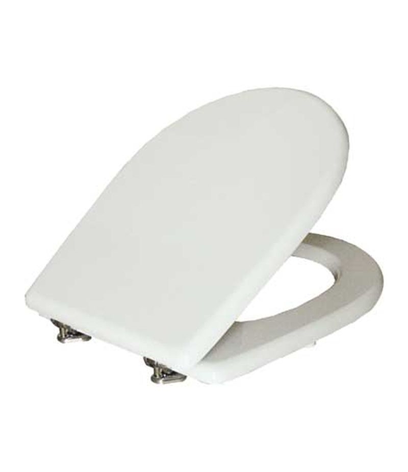 Sedile WC per sanitari modello PRATICA in MDF colato bianco SAPAL