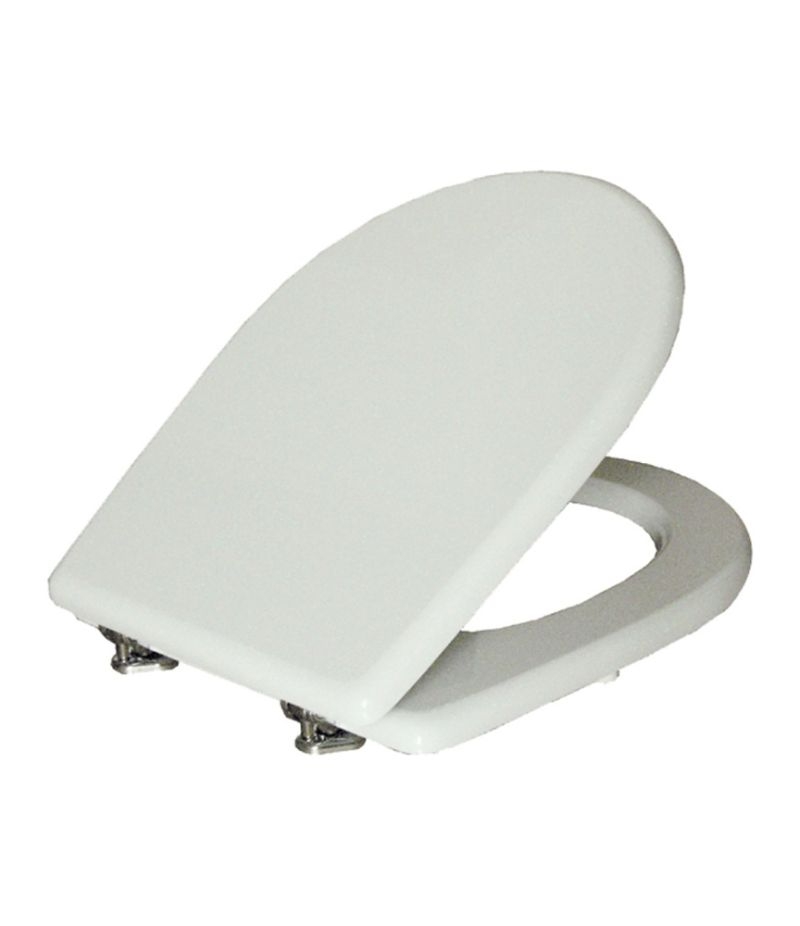 Sedile WC per sanitari modello COLIBRI in MDF colato bianco SAPAL