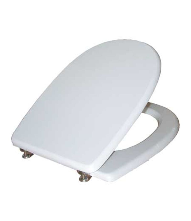 Sedile WC per sanitari modello BELLE EPOCHE in MDF colato bianco SAPAL