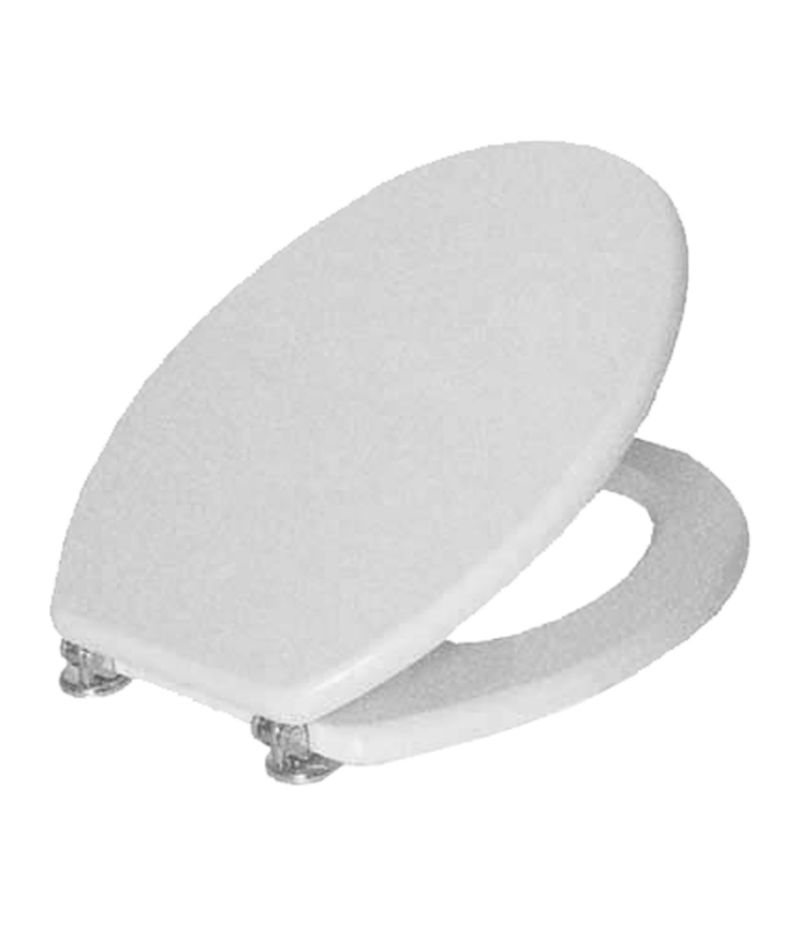 Sedile WC per sanitari modello PIEMONTE in MDF colato bianco SAPAL