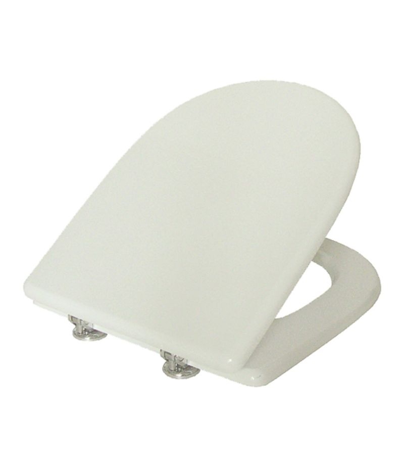 Sedile WC per sanitari modello CLIVIA in MDF colato bianco SAPAL