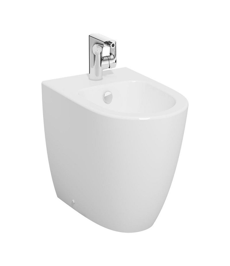 Bidet filo muro Vitra Sento bianco opaco a terra