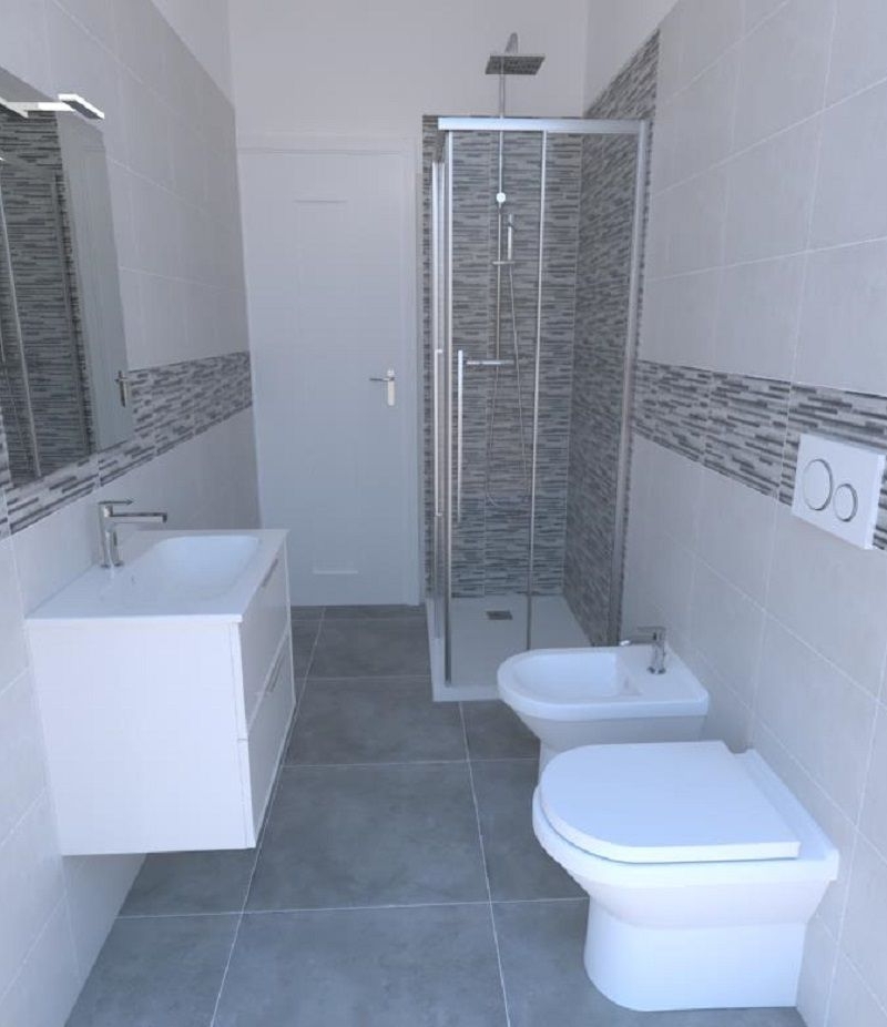 Bagno completo Muretto grigio - (2)