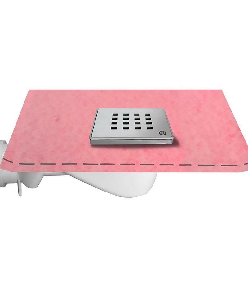 Chiusino 10 x 10 per doccia con guaina cm 10x10 - guaina 1x2 - (1)