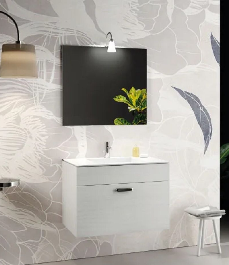 Composizione da bagno sospesa linea Ambra modello Valeria