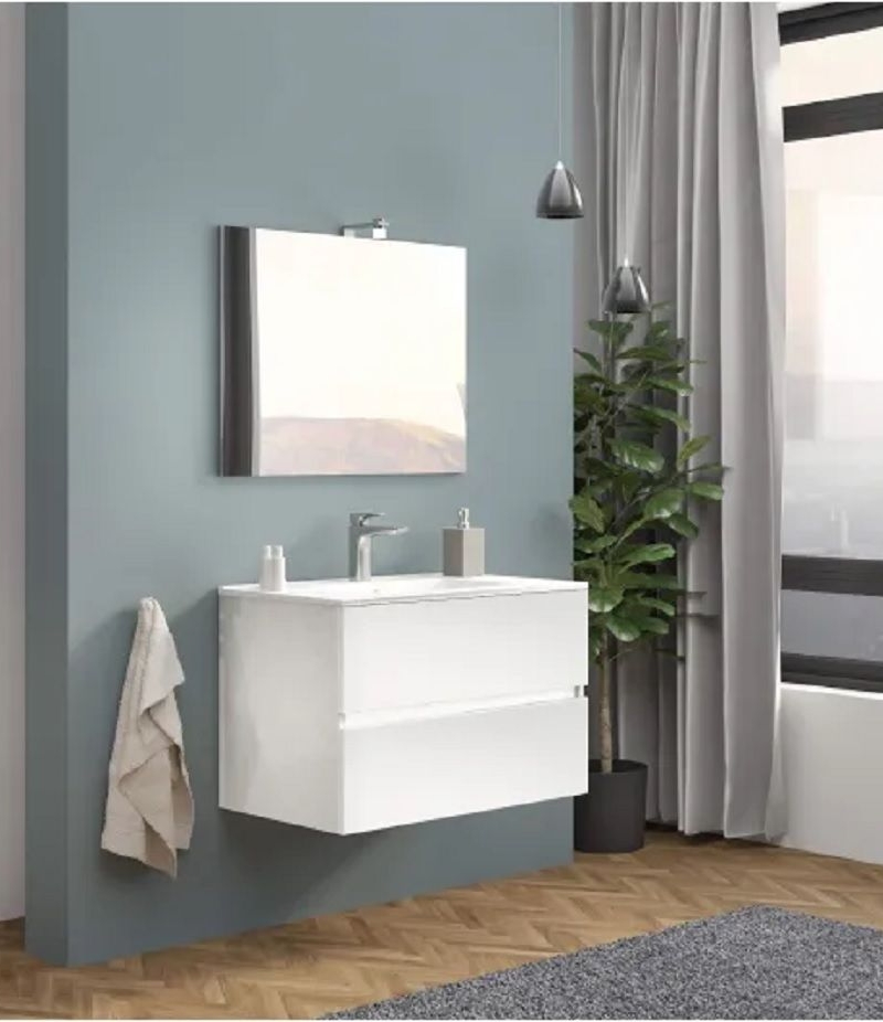 Composizione da bagno linea Ambra modello Easy 80