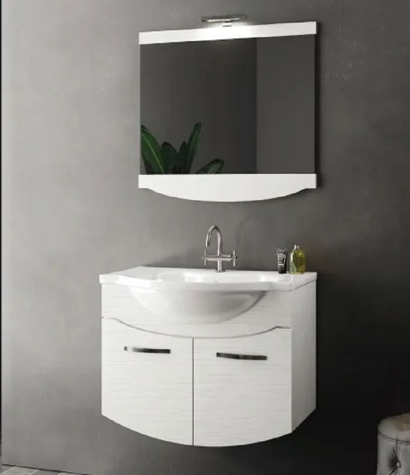 Composizione bagno sospesa linea Ambra Iris 85