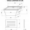 Thumb Mobile Lavatoio 50x50 Rovere moca con tavola lavapanni - (6)