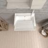 Thumb Mobile Lavatoio 50x50 Rovere Grigio con tavola lavapanni - (5)
