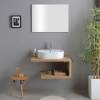 Thumb Mobile Bagno  Lavabo appoggio 80 CM   Kos Rovere Naturale - (2)