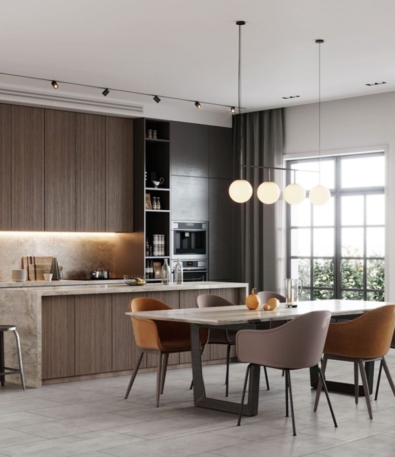 SPC effetto resina  Materika Sand grigio 0,55 G5 914X457mm H6 (5+1) cemento