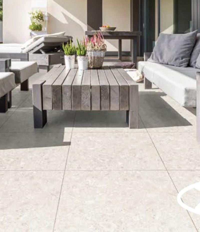 Ceppo di Gr&eacute; White 60x60 Spessorato 2 cm  Gres Porcellanato 1&deg; Sc. Made in Italy