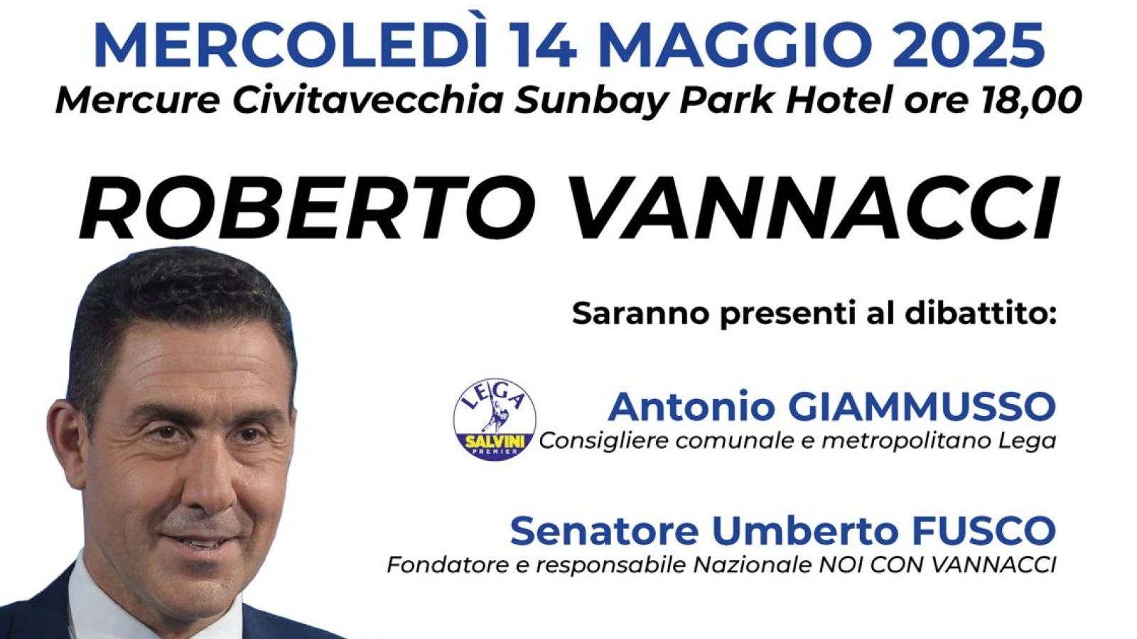 Roberto Vannacci presenta “Il mondo al contrario” a Civitavecchia