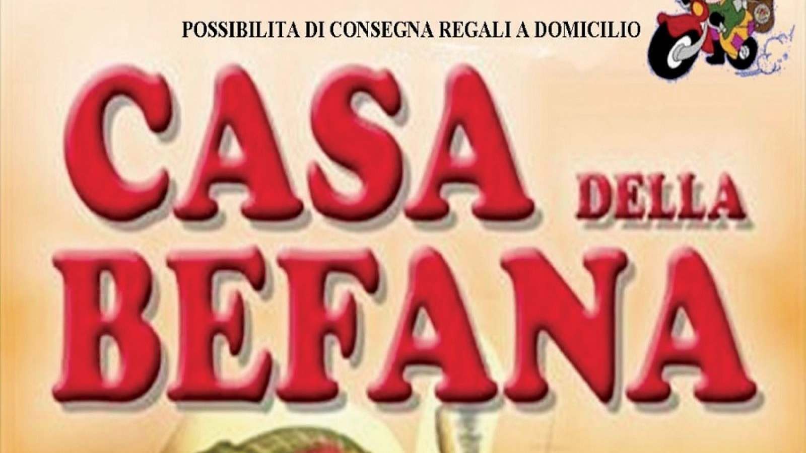 LA CASA DELLA BEFANA CON L'ASSOCIAZIONE CUORE ONLUS
