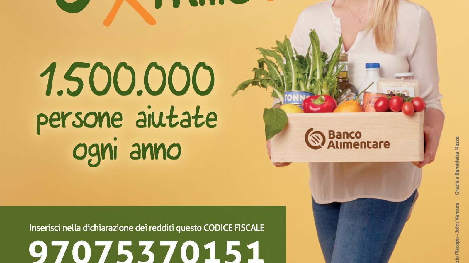 DONA IL TUO 5X1000 AL BANCO ALIMENTARE