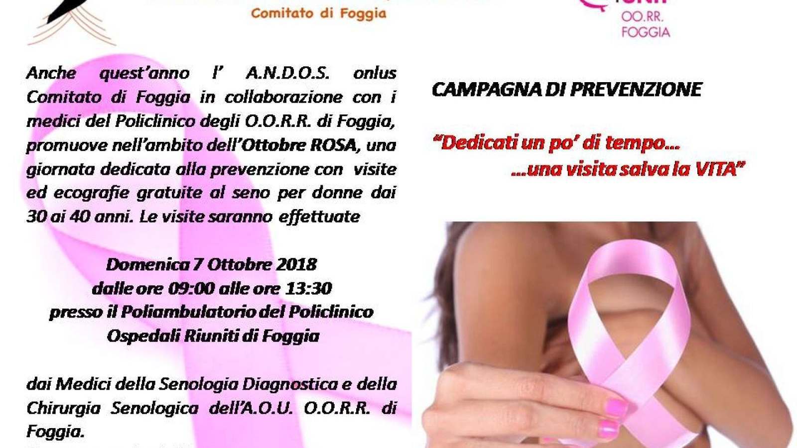 ANDOS - CAMPAGNA DI PREVENZIONE