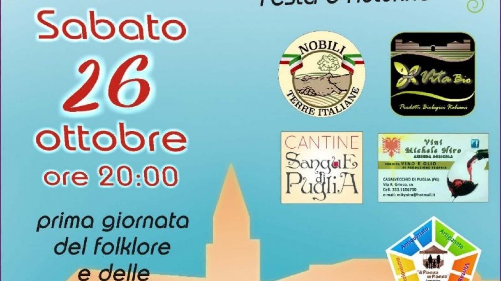 GIORNATA NAZIONALE DEL FOLKLORE E TRADIZIONI POPOLARI IN CAPITANATA