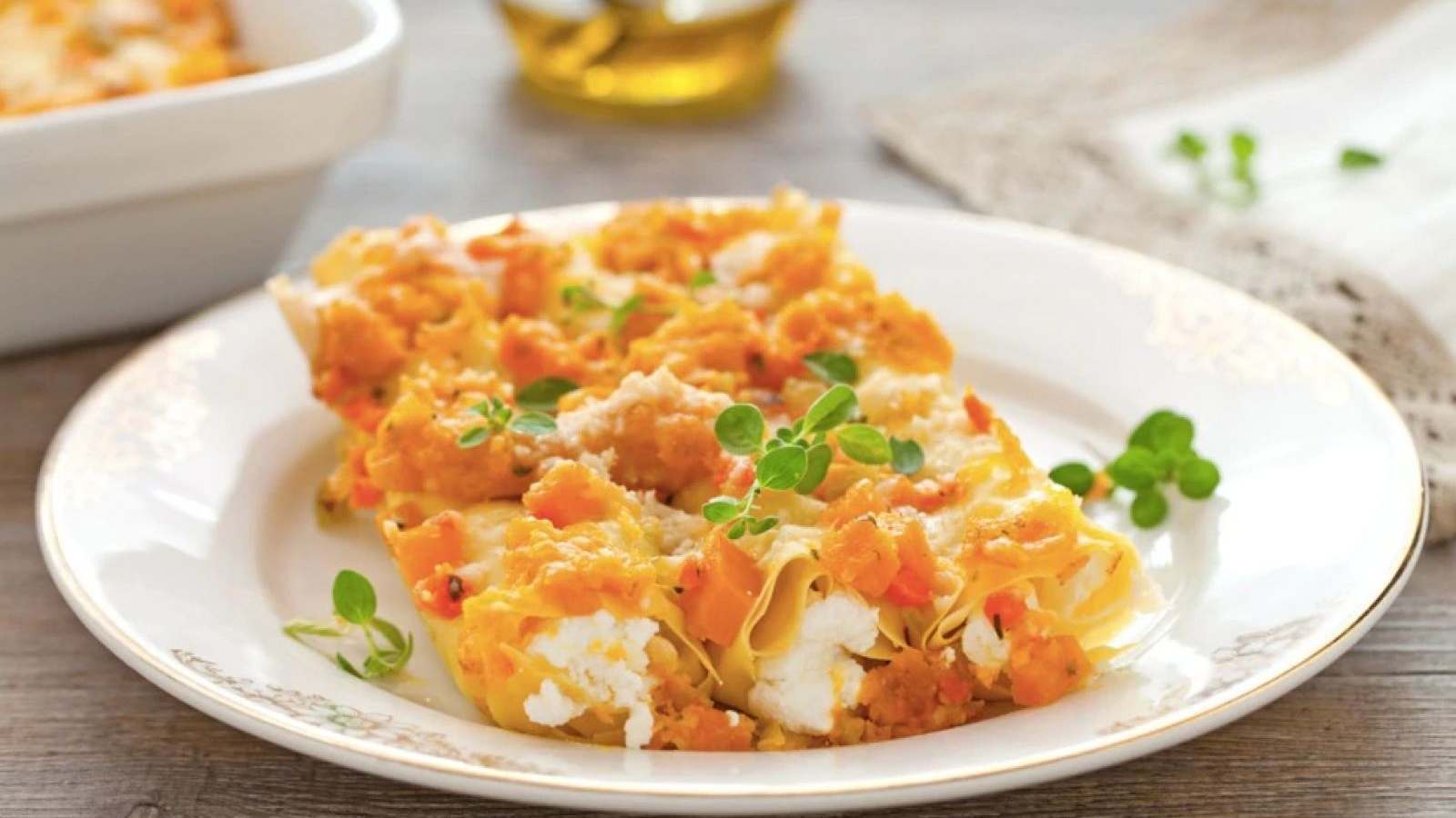 CANNELLONI ZUCCA E RICOTTA